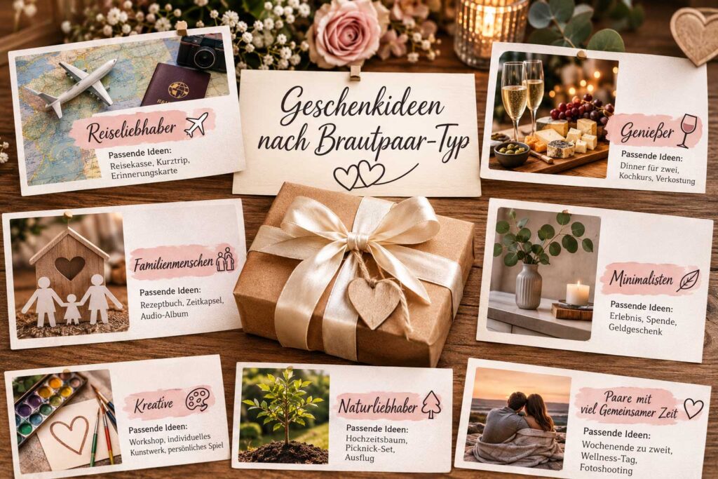 Geschenkideen-nach-Brautpaar-Typen
